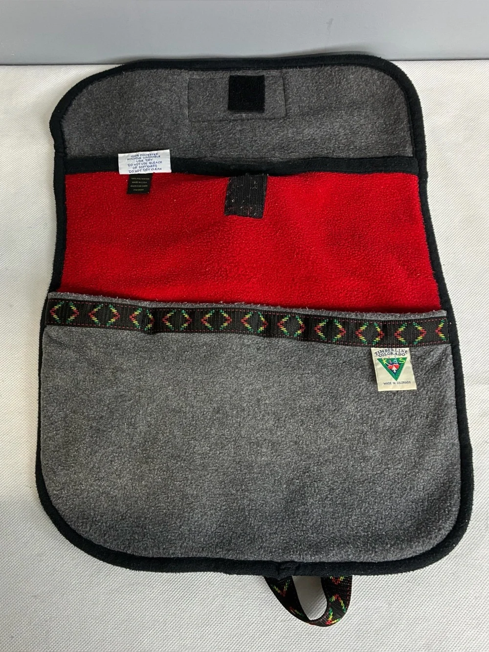 Y2K The Original Nap Sack for the Little Traveler Timberline Colorado Gray Flaw